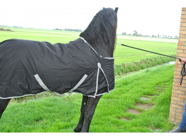 Regendeken 0 gram XL paardendeken, speciaal voor bredere paarden