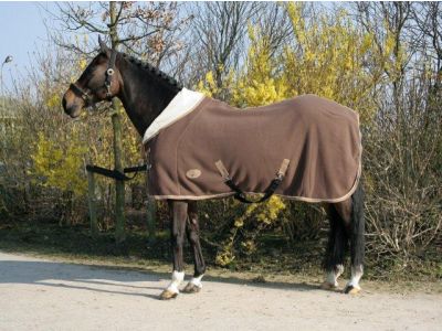 Harry horse teddy fleecedeken kleur chestnut paardendeken 