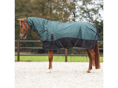 Regendeken 300gram met vaste hals Emarals 1200D Deken turnout met hals