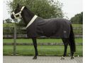 Alaska teddyfleece grijs/creme paardendeken