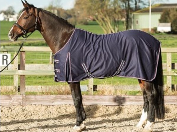 Zomerdeken polycotton Navy
