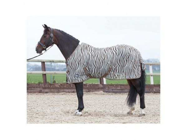 vliegen deken mesh standaard met singels zebra pluma