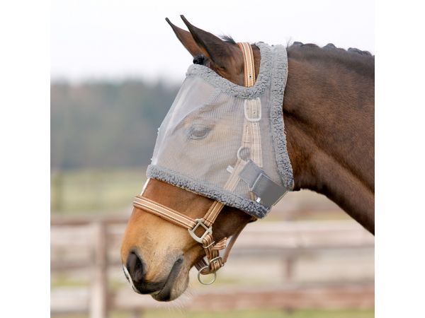 vliegen masker zonder oren grijs