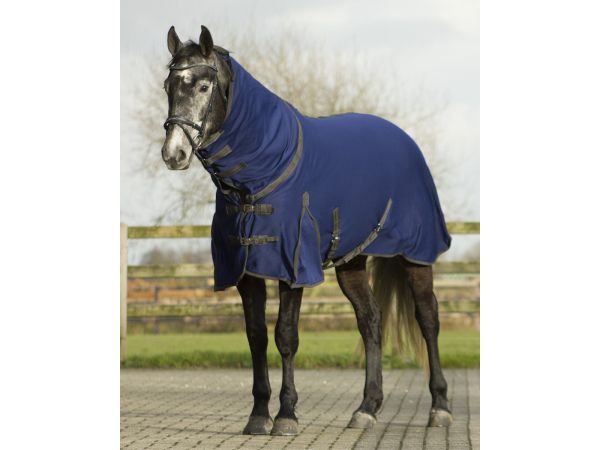 Quick dry cooler met hals Navy 