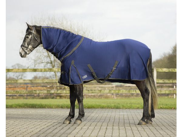 Quick dry cooler met hals Navy 