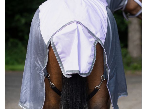 Deken vliegen met waterdichte Bovenkant en nek kleur Lavender