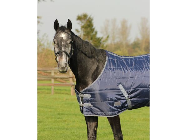 Staldeken nylon donkerblauw 300gram paardendeken